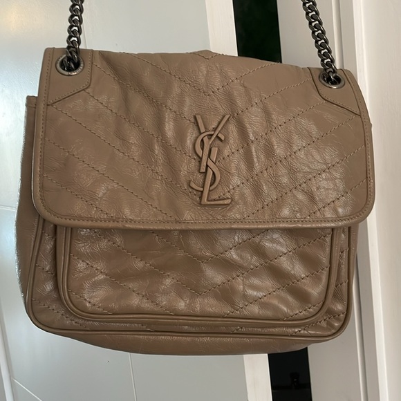 YSL tan shoulder/crossbody - Picture 3 of 5